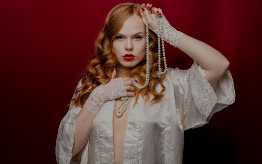 Burleskfoto i studion